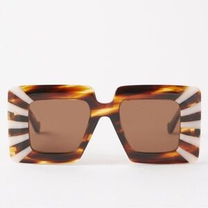 Loewe Chunky Anagram Butterfly Sunglasses LW40090I 56E – Worn Once